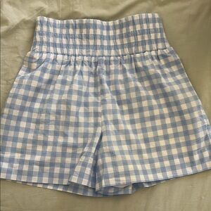 Hill House Blue and White Gingham Women's Shorts